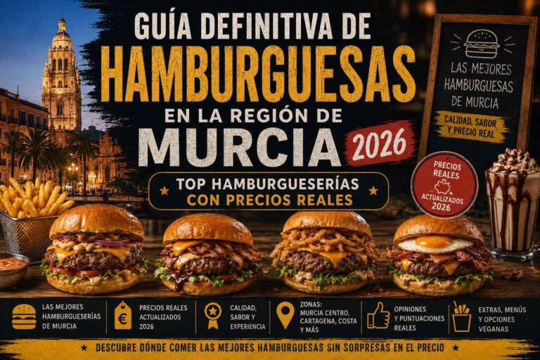 Guía Definitiva de Hamburguesas en la Región de Murcia 2026: Top Hamburgueserías con Precios Reales
