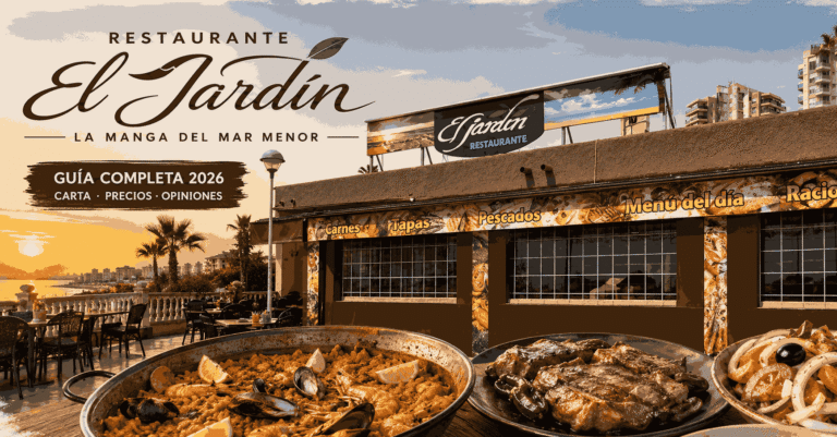 Restaurante El Jardín en La Manga: carta, precios y el arroz que resiste al invierno